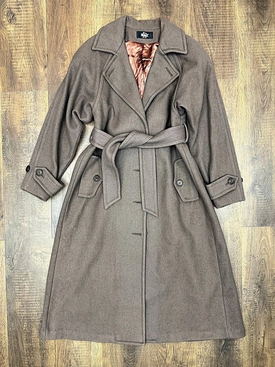 Woolrich Jackets & Blazers - Woolrich Wool Trench Coat in Brown Size Medium